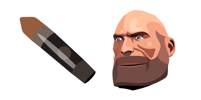 Team Fortress 2 Heavy and Bulletcustom cursor pack