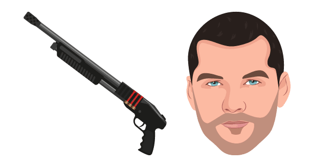 Terminator Marcus Wright and Remington 870custom cursor pack