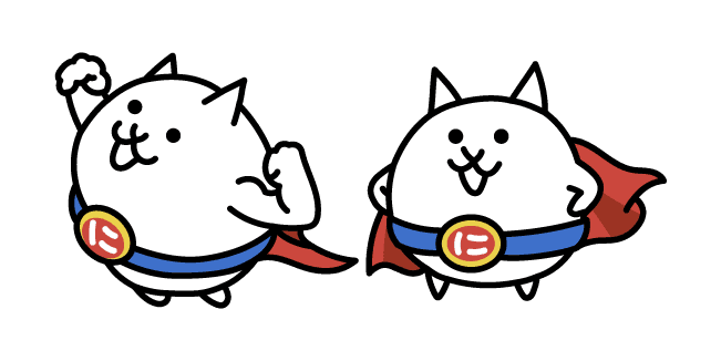 The Battle Cats Mighty Cat and Super Catcustom cursor pack