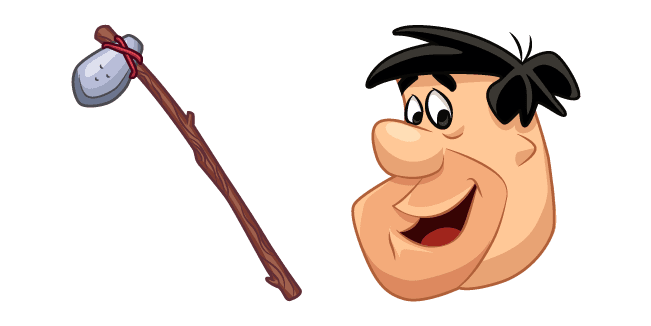 The Flintstones Fred Flintstone and Golf Clubcustom cursor pack