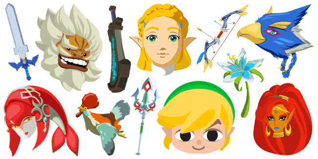 The Legend of Zelda cursor collection