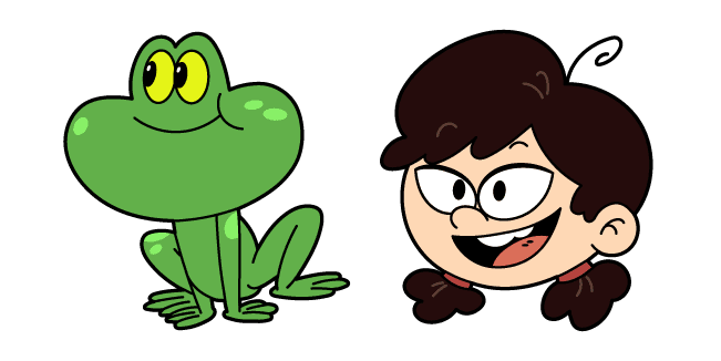 The Loud House Adelaide Chang and Froggycustom cursor pack