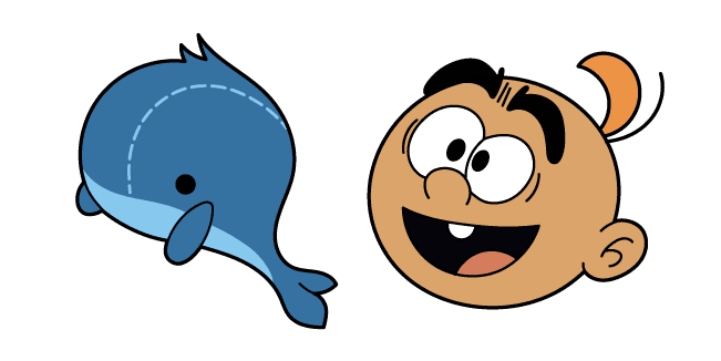 The Loud House Carlitos Casagrande and Blue Whalecustom cursor pack