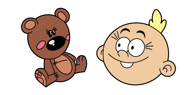 The Loud House Lily Loud and Bearcustom cursor pack