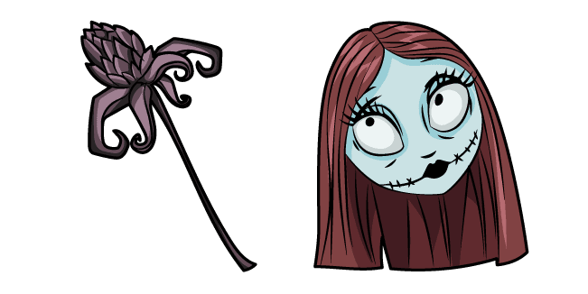 The Nightmare Before Christmas Sally and Flowercustom cursor pack