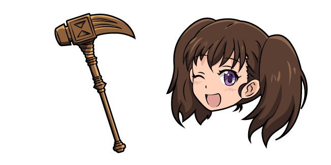 The Seven Deadly Sins Diane War Hammer Gideoncustom cursor pack