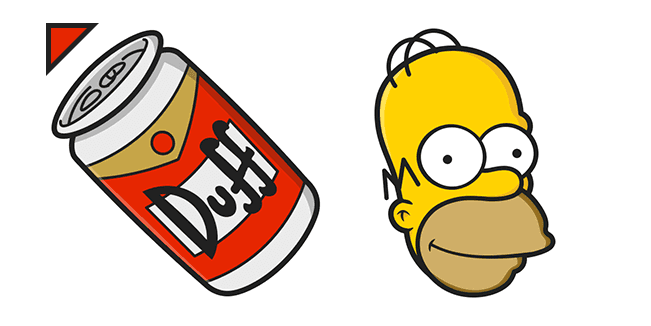 The Simpsons Homer Duffcustom cursor pack