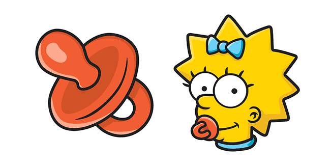 The Simpsons Maggie Pacifiercustom cursor pack