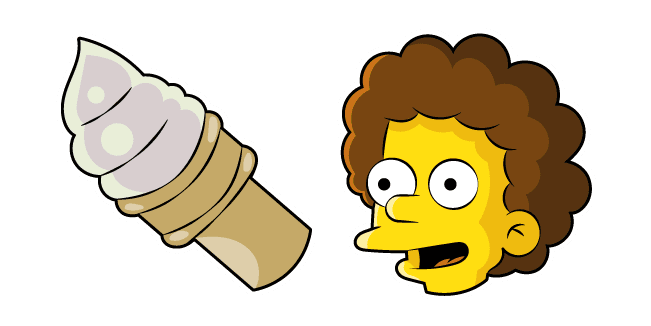 The Simpsons Todd Flanders and Ice Creamcustom cursor pack