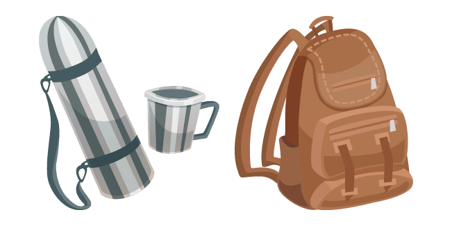 Thermos and Backpackcustom cursor pack