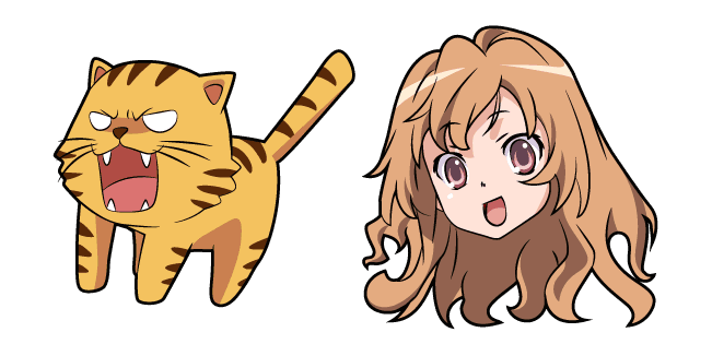 Toradora Taiga Aisaka and Tigercustom cursor pack