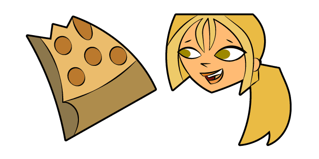 Total Drama Bridgette and Pizzacustom cursor pack