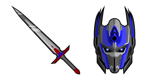 Transformers Optimus Prime and Swordcustom cursor pack