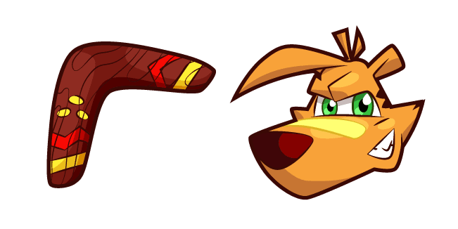 Ty the Tasmanian Tiger and Boomerangcustom cursor pack