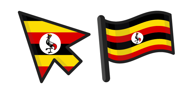 Uganda Flagcustom cursor pack