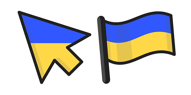 Ukraine Flagcustom cursor pack