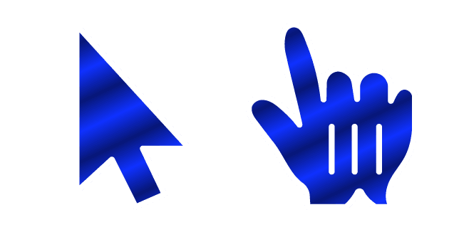 Ultramarine Waves Gradientcustom cursor pack