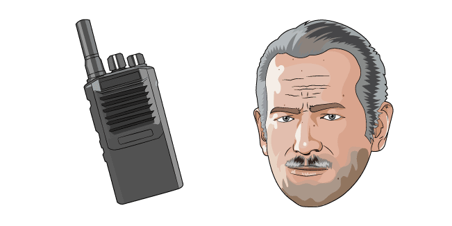 Uncharted Victor Sullivan and Walkie-Talkiecustom cursor pack