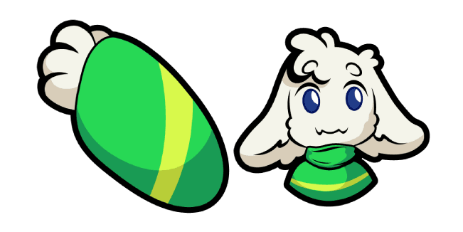 Undertale Asriel Dreemurrcustom cursor pack