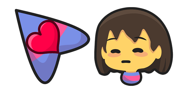 Undertale Friskcustom cursor pack