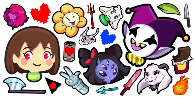 Undertale and Deltarune cursor collection