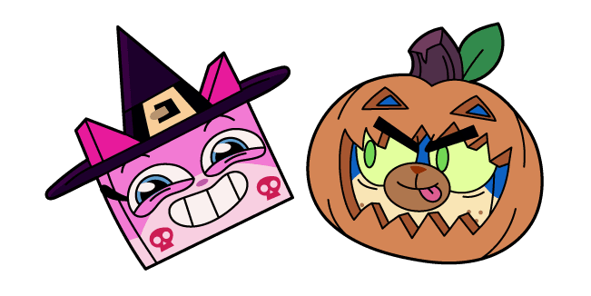 Unikitty! Halloween Unikitty and Puppycorn custom cursor pack