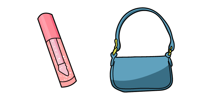 VSCO Girl Bag and Lipstickcustom cursor pack