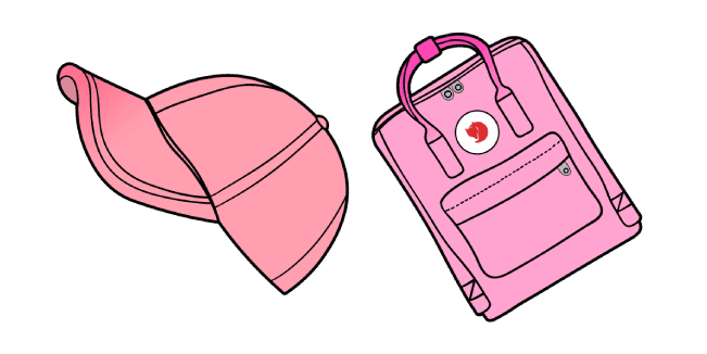 VSCO Girl Cap and Kanken Backpackcustom cursor pack