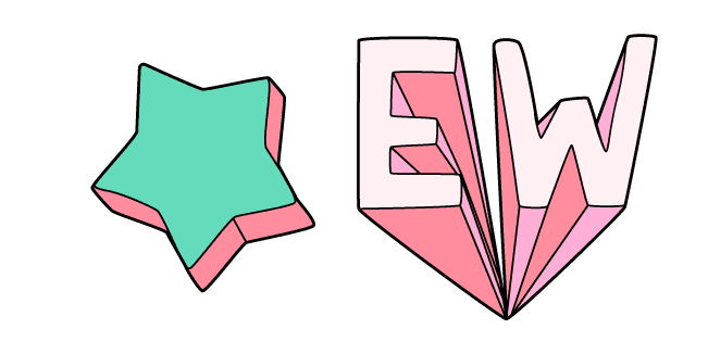 VSCO Girl Star and EWcustom cursor pack