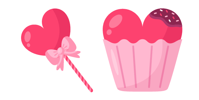 Valentine's Day Candy and Cakecustom cursor pack