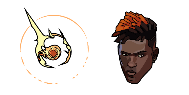 Valorant Phoenix and Curveballcustom cursor pack