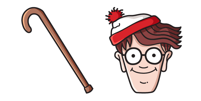 Where's Waldo and Walking Stickcustom cursor pack