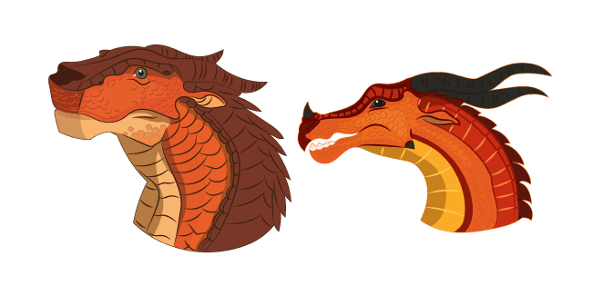 Wings of Fire Clay and Perilcustom cursor pack