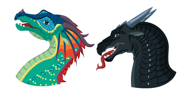 Wings of Fire Glory and Deathbringercustom cursor pack