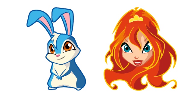 Winx Bloom and Kikocustom cursor pack