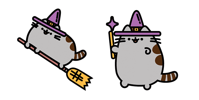 Witch Pusheencustom cursor pack