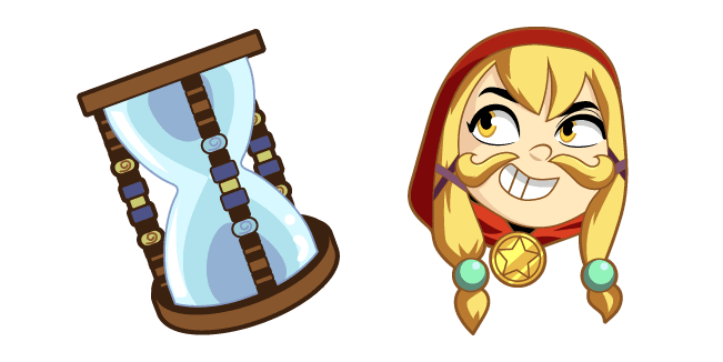 A Hat in Time Mustache Girl and Time Piecescustom cursor pack