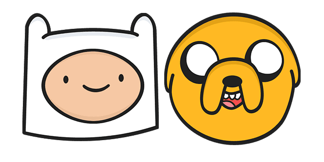 Adventure Time Finn and Jakecustom cursor pack