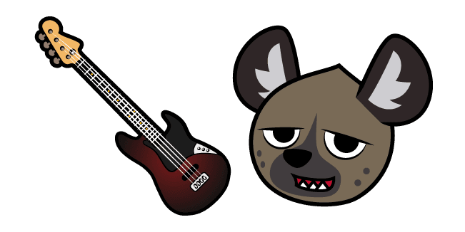 Aggretsuko Haida and Guitarcustom cursor pack