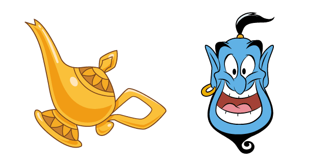 Aladdin Lamp and Geniecustom cursor pack