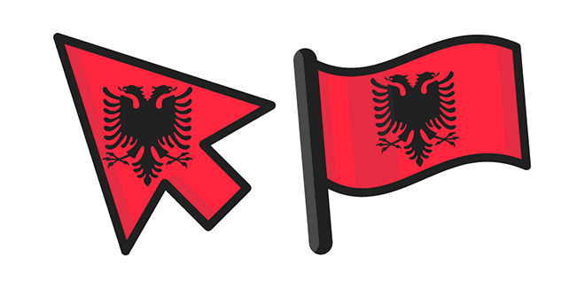 Albania Flagcustom cursor pack