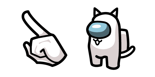 Among Us Battle Cats Normal Cat Charactercustom cursor pack