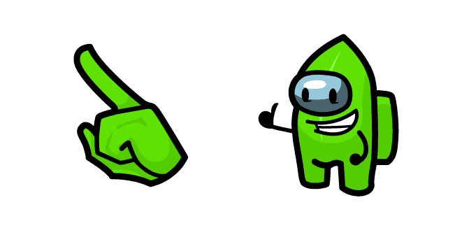 Among Us BfDI Leafy Charactercustom cursor pack