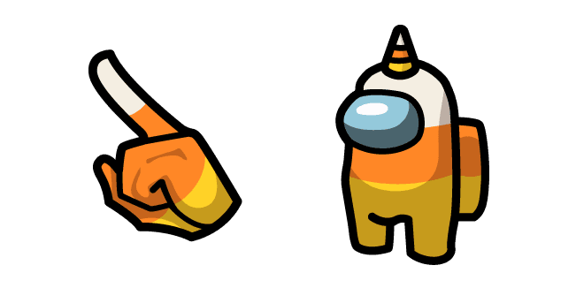 Among Us Candy Corn Charactercustom cursor pack