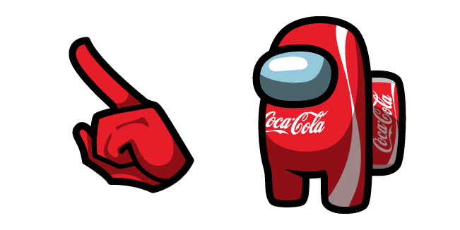 Among Us Coca-Cola Charactercustom cursor pack