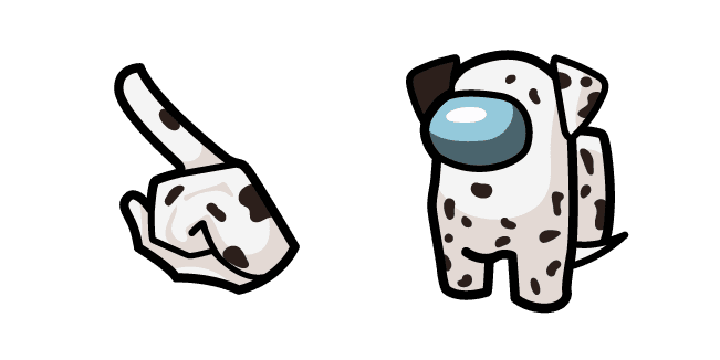 Among Us Dalmatian Charactercustom cursor pack