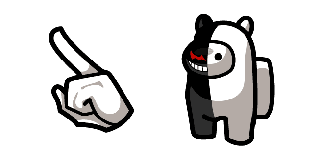 Among Us Danganronpa Monokuma Charactercustom cursor pack