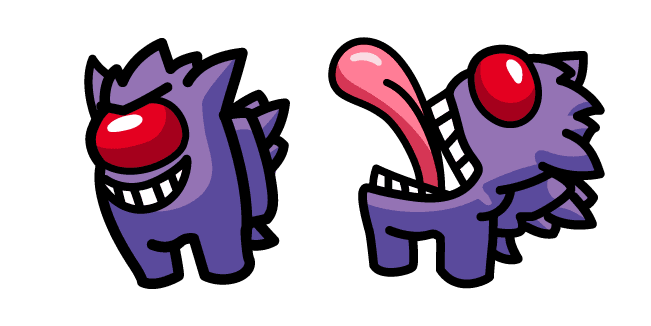 Among Us Gengar Charactercustom cursor pack