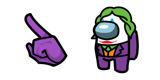 Among Us Joker Movie Charactercustom cursor pack