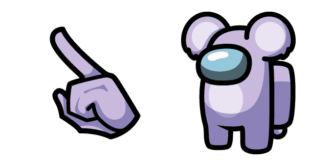 Among Us Koala Charactercustom cursor pack